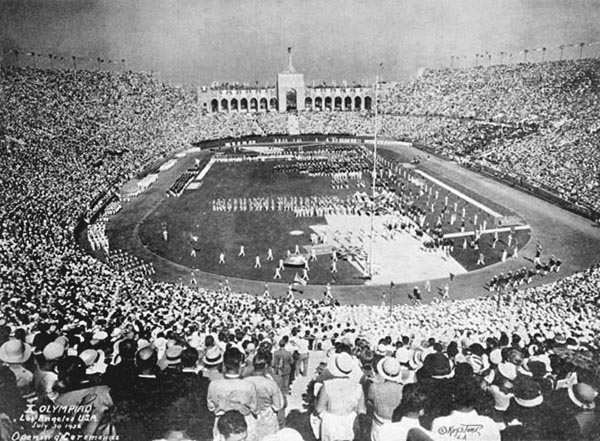 The opening ceremony in Los Angeles
