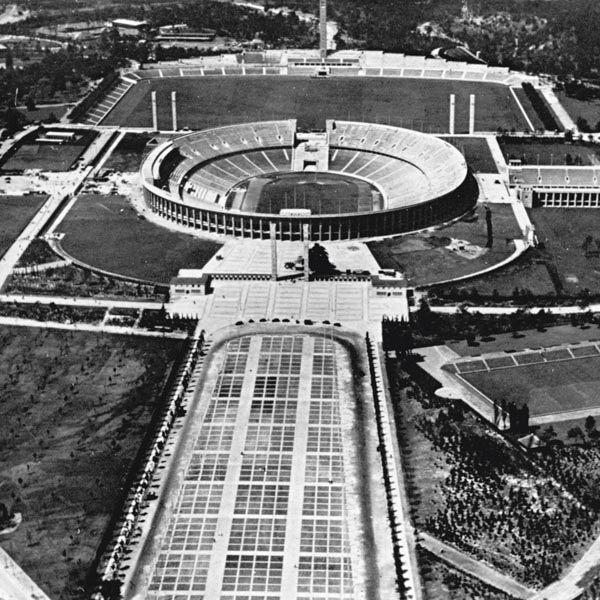 The Berlin Olympic Games stadium in 1936