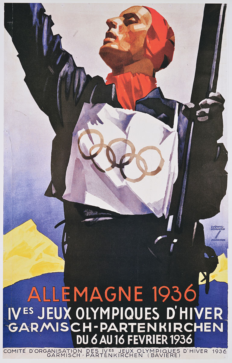 The 1936 Olympic Winter Games poster