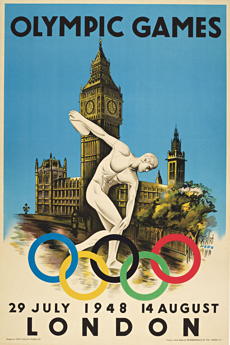 Olympic Games poster for London 1948