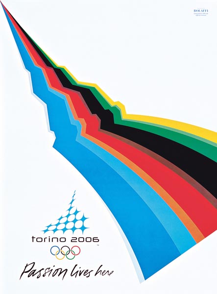 Poster for the Olympic Winter Games Turin 2006