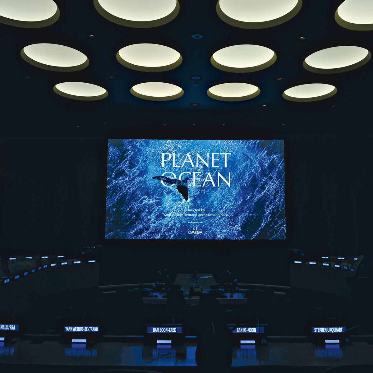 Planet Ocean at the United Nations, New York