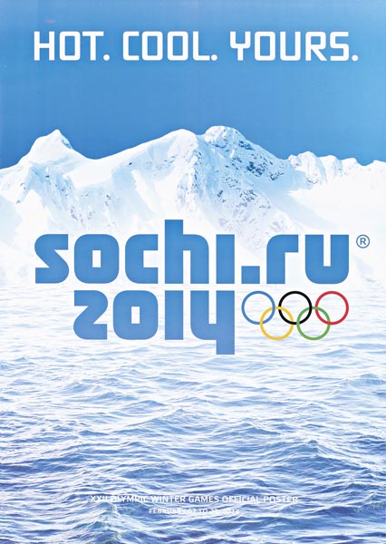 Poster for the Olympic Winter Games Sochi 2014