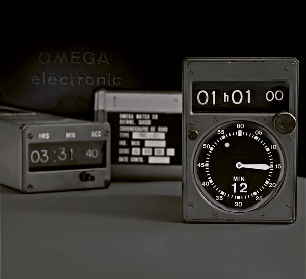 OMEGA time measuring instruments used in the Concorde