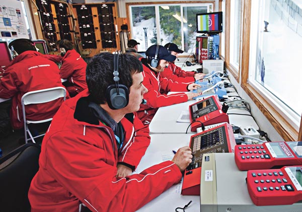 Official Timekeepers at the Olympic Winter Games in 2010