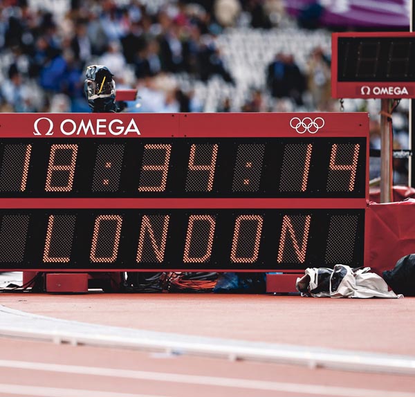 OMEGA's timekeeping equipment at London 2012