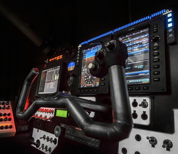 Solar Impulse cockpit control pannel